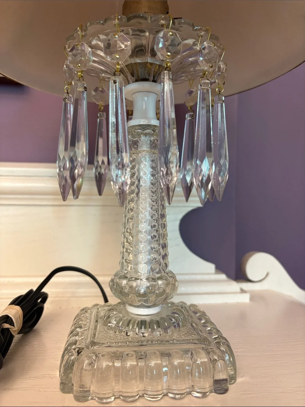 Vintage Glass Lamp